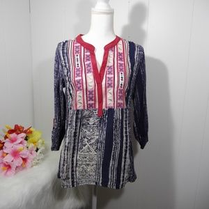 Anthropologie/ tiny size medium boho style shirt